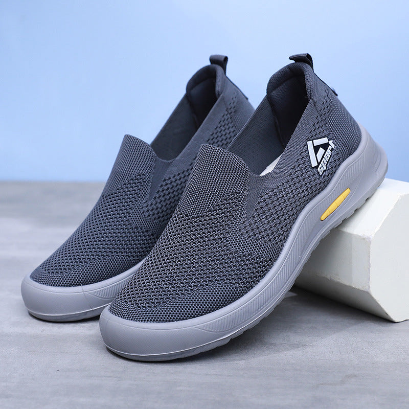 Comfortable and breathable thick soled sports shoes with soft soles for outdoor dad shoes