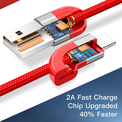 Baseus Couple Magnetic USB Cable For iPhone X 8 7  iPad Air Mini Fast Data Sync Charging Charger For iPhone