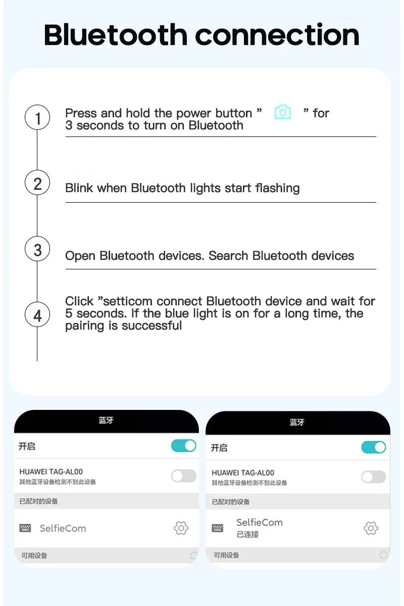 3 In1  Selfie Bluetooth Wireless Stick Tripod Foldable