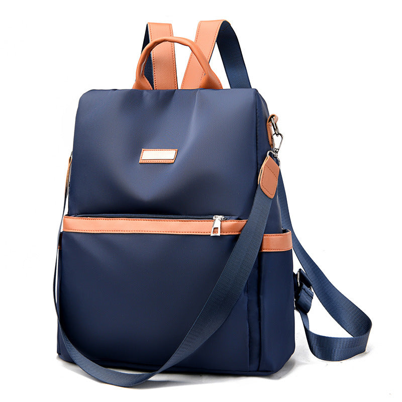 Backpack All-match Anti-theft Messenger Bag White Ditch