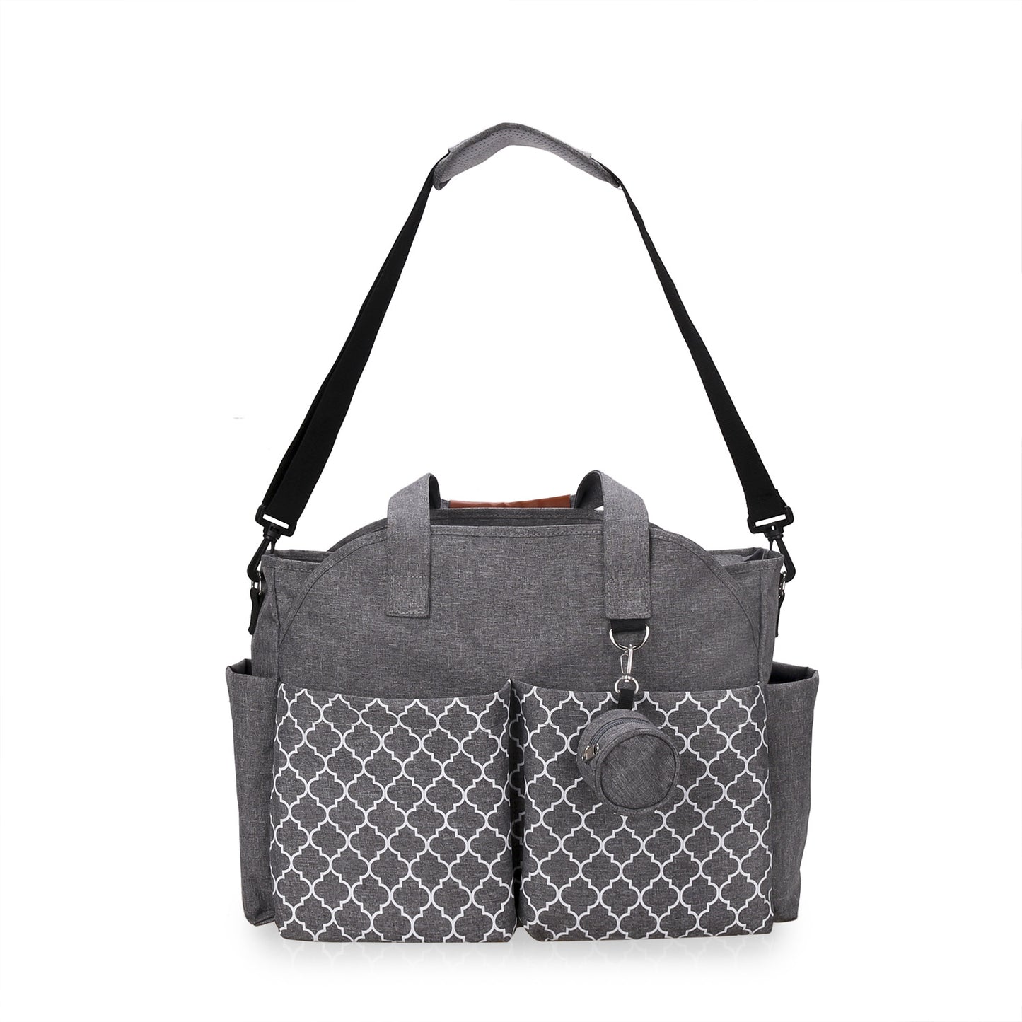 Outdoor Simplicity Printed Portable Single-shoulder Mommy Bag
