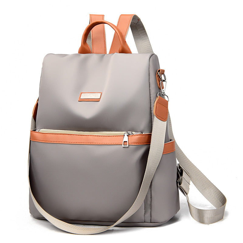 Backpack All-match Anti-theft Messenger Bag White Ditch