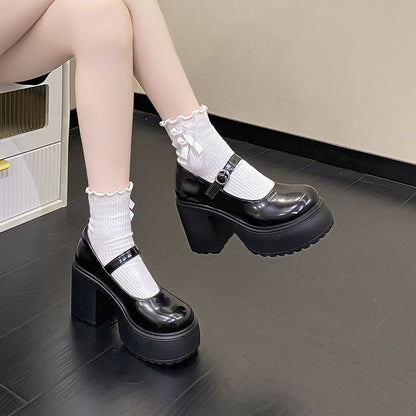 Fashion Personality Vintage Mary Jane Shoes Women
