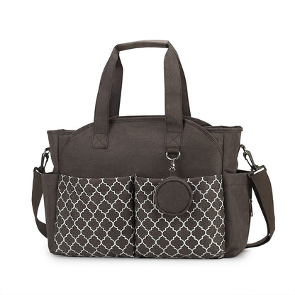 Outdoor Simplicity Printed Portable Single-shoulder Mommy Bag