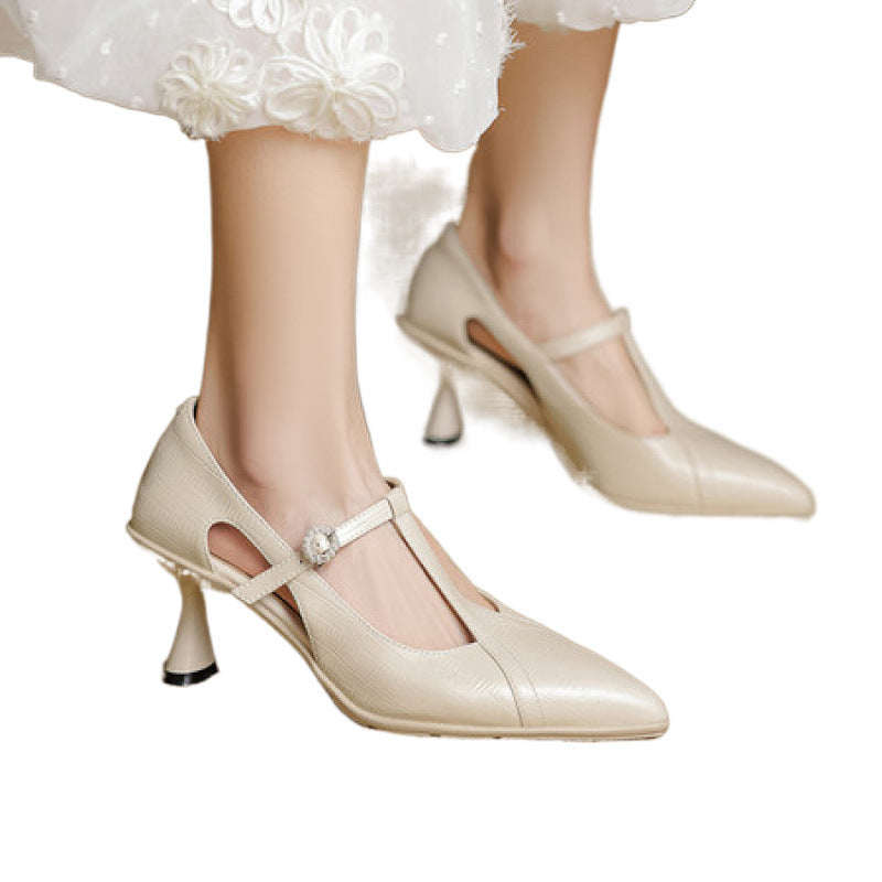 Niche Retro Women's Shoes Sandals For Outerwear