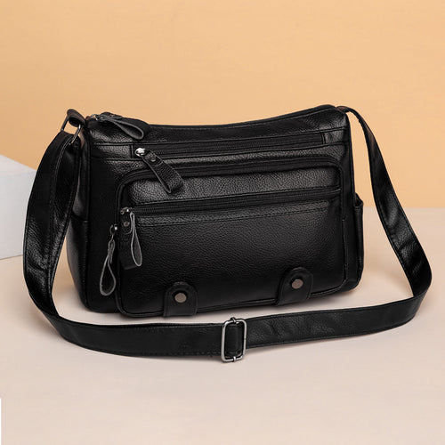 Women's Casual All-match Retro Commuter Shoulder Bag Large Capacity High Sense