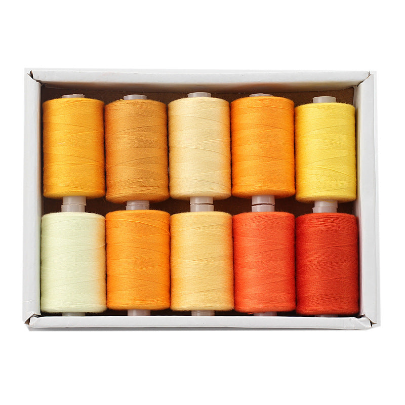 Household Sewing Machine Thread Dacron Thread Customized Color Small Roll DIY Amazon Thread Wholesale
