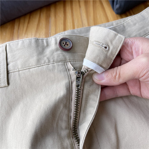 Men's Brushed Twill Straight Casual Pants