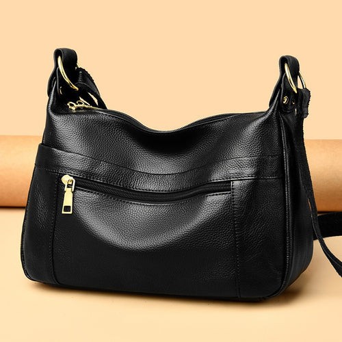 Genuine Leather Shoulder Messenger Women's High-grade Bag