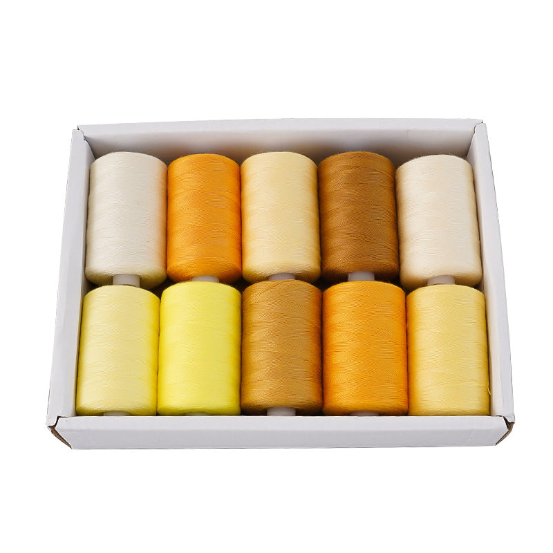 Household Sewing Machine Thread Dacron Thread Customized Color Small Roll DIY Amazon Thread Wholesale