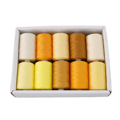 Household Sewing Machine Thread Dacron Thread Customized Color Small Roll DIY Amazon Thread Wholesale