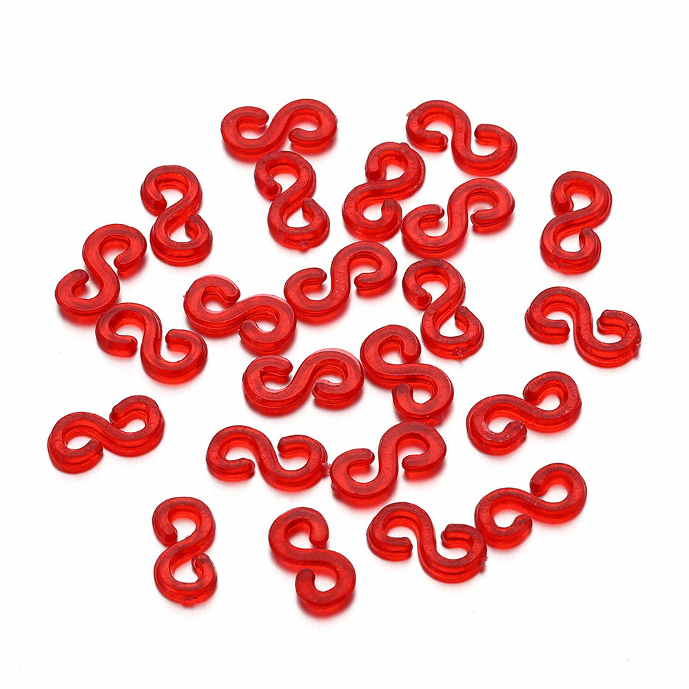Rubber Band S Clip DIY Ornament Making Braided Bracelet Hook Connector Accessories