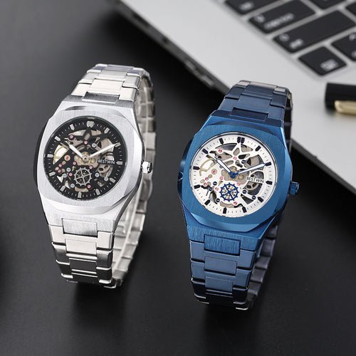 Fashion Alloy Watch Men's Watch BESTWIN Hollow Butterfly Clasp