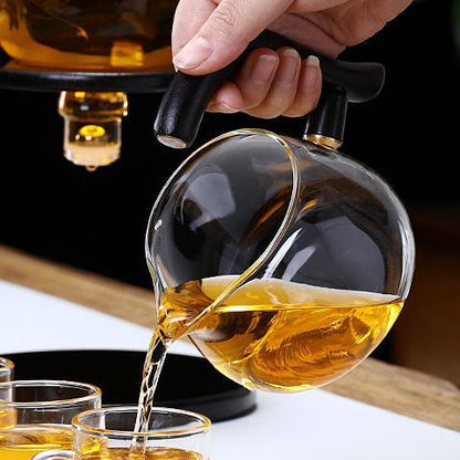 Glass Semi-automatic Fully Automatic Tea Set Suit Lazy Household