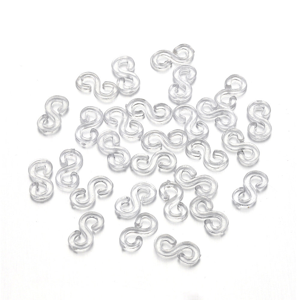 Rubber Band S Clip DIY Ornament Making Braided Bracelet Hook Connector Accessories
