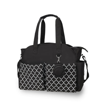 Outdoor Simplicity Printed Portable Single-shoulder Mommy Bag