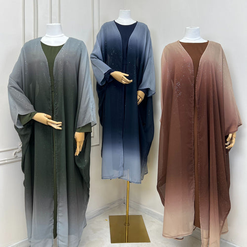 Women's Muslim Dress Galaxy Flash Robe Dress