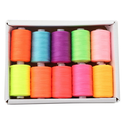 Household Sewing Machine Thread Dacron Thread Customized Color Small Roll DIY Amazon Thread Wholesale