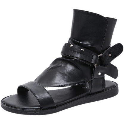 Women's Comfortable European And American Stylish Low Heel Sandals