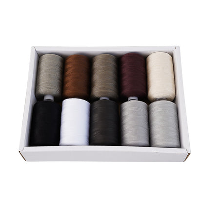 Household Sewing Machine Thread Dacron Thread Customized Color Small Roll DIY Amazon Thread Wholesale