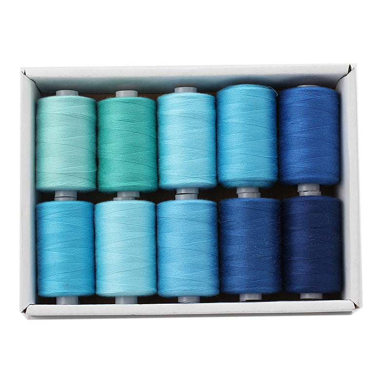 Household Sewing Machine Thread Dacron Thread Customized Color Small Roll DIY Amazon Thread Wholesale