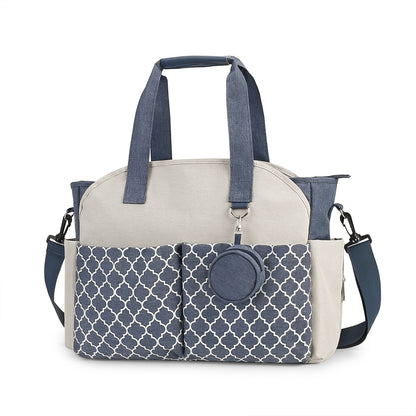Outdoor Simplicity Printed Portable Single-shoulder Mommy Bag