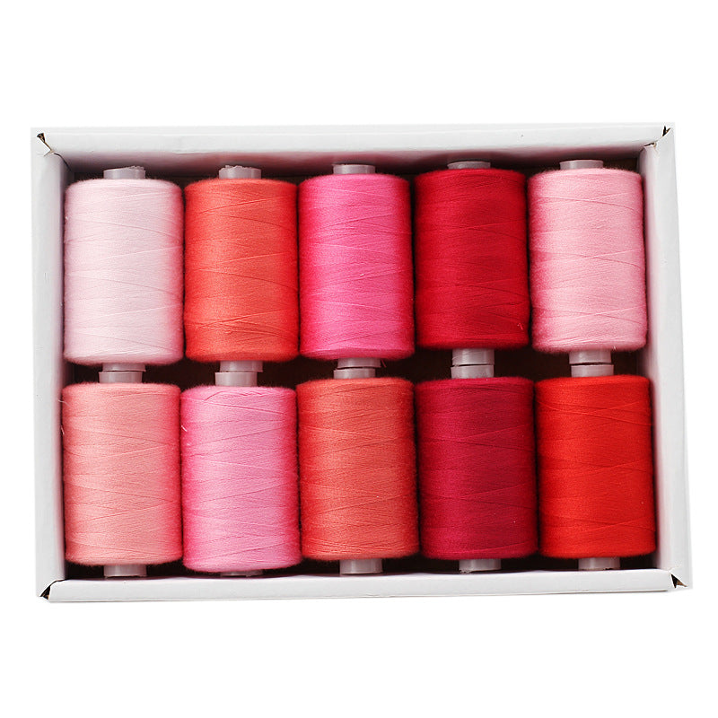 Household Sewing Machine Thread Dacron Thread Customized Color Small Roll DIY Amazon Thread Wholesale