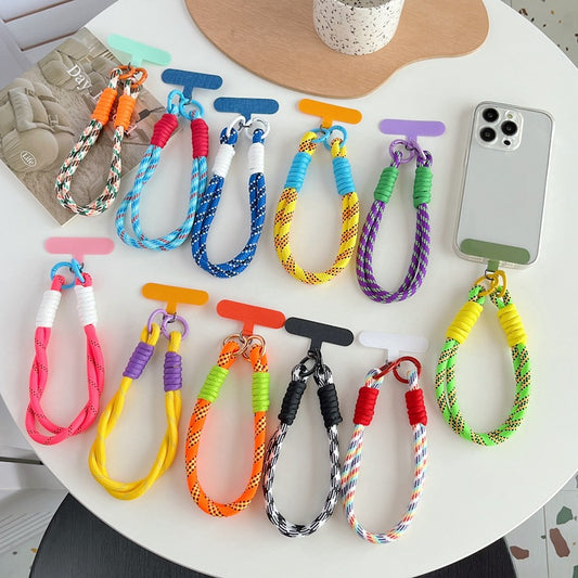 Mobile Phone Lanyard Portable Twist Rope Anti-lost Pendant Strong