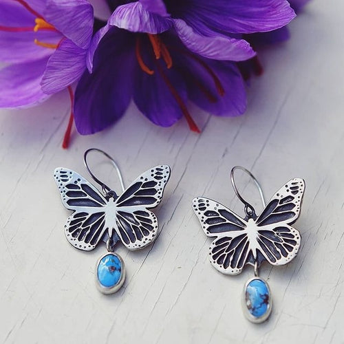 Women's Vintage Personality Butterfly Earrings