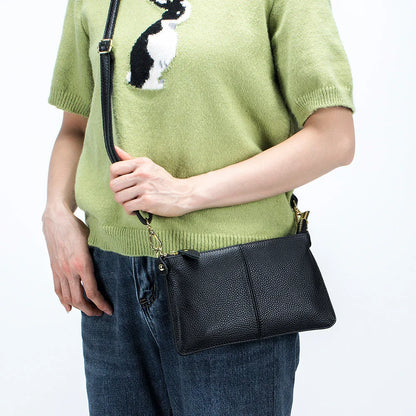 Leather One-shoulder Women's Leather All-match Clutch