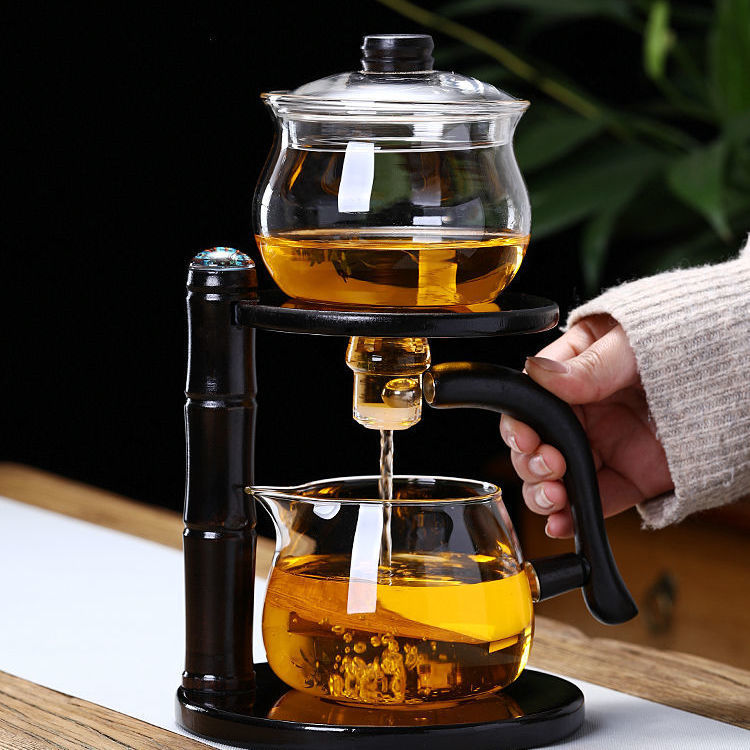 Glass Semi-automatic Fully Automatic Tea Set Suit Lazy Household