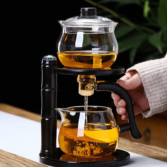 Glass Semi-automatic Fully Automatic Tea Set Suit Lazy Household
