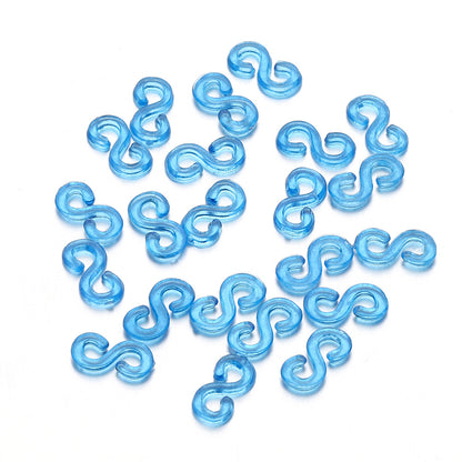 Rubber Band S Clip DIY Ornament Making Braided Bracelet Hook Connector Accessories