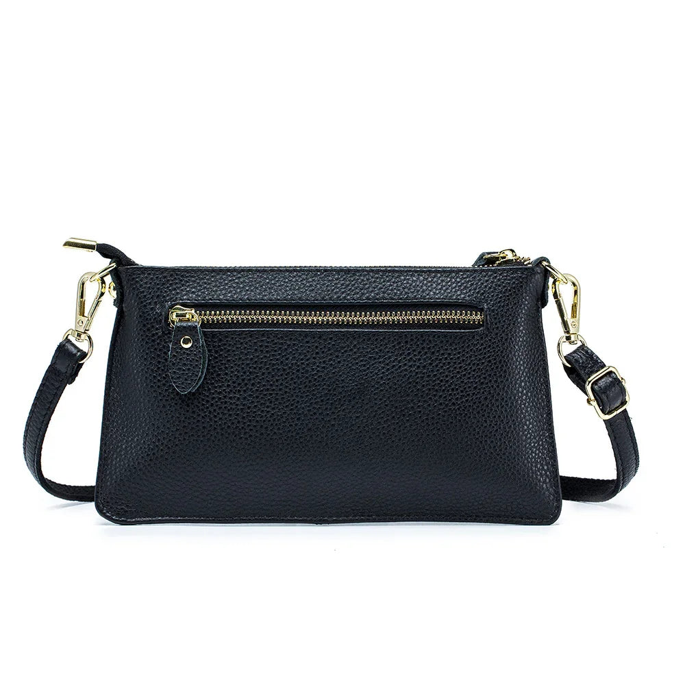 Leather One-shoulder Women's Leather All-match Clutch