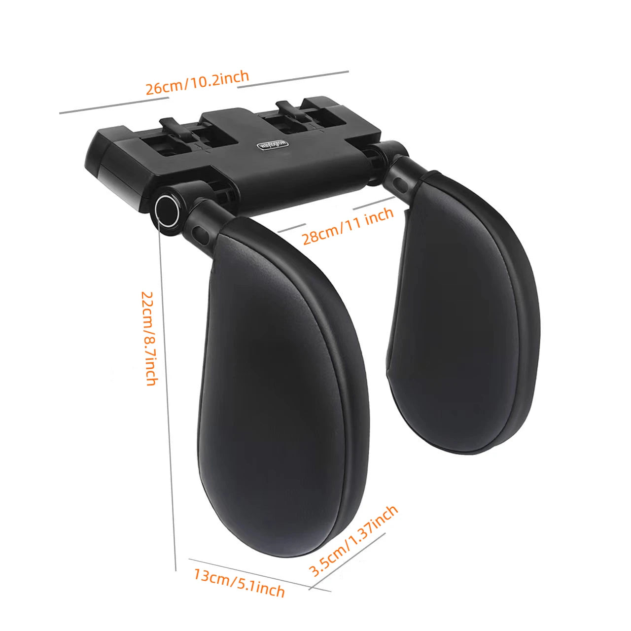 Adjustable Auto Cervical Pillow with Memory Foam & Side Pads Ergonomic