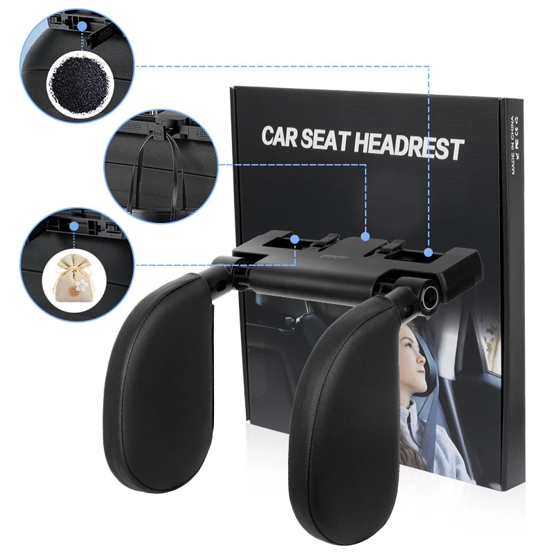 Adjustable Auto Cervical Pillow with Memory Foam & Side Pads Ergonomic