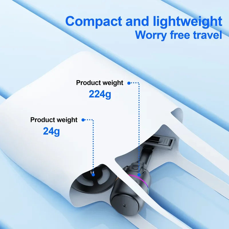 Auto Face Tracking Tripod, Smart 360°Auto Face Tracking AI SmartPhone Holder Tripod Stabilizer For Smartphone Video Recording