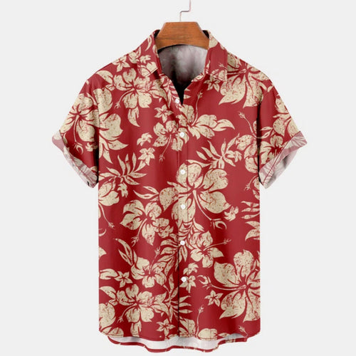 Men's Hawaiian European And American Top