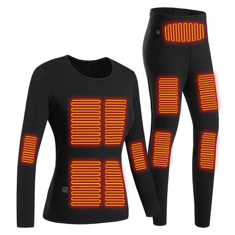 بدلة حماية من البرد سميكة مزودة بتدفئة USB من Long Johns
