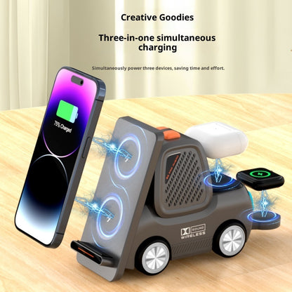 Three-in-one Wireless Charger Mobile Phone Holder Wireless