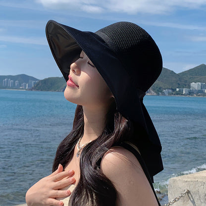 Shawl Shading Large Brim Fisherman Hat