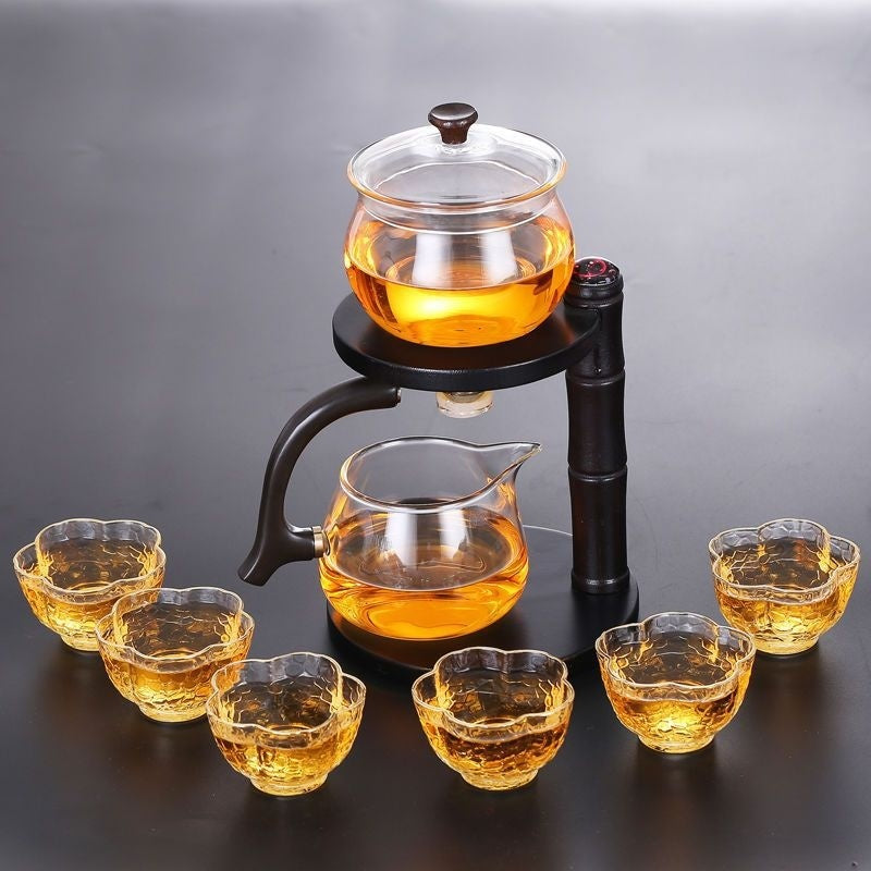 Glass Semi-automatic Fully Automatic Tea Set Suit Lazy Household