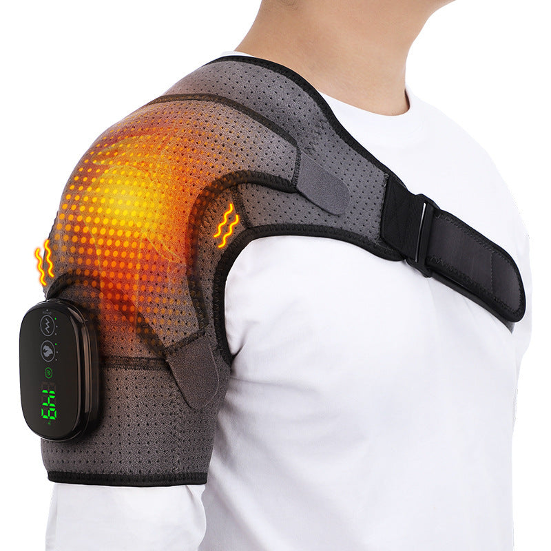 Electric heating shoulder pads for gym use
