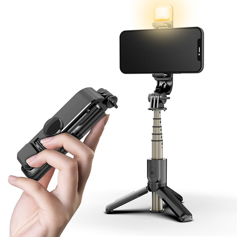 Bluetooth Fill Light Selfie Stick Integrated Tripod