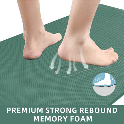Kitchen Floor Mat Two-piece Set Of Non-slip, Waterproof And Easy to Scrub For Home, Kitchen