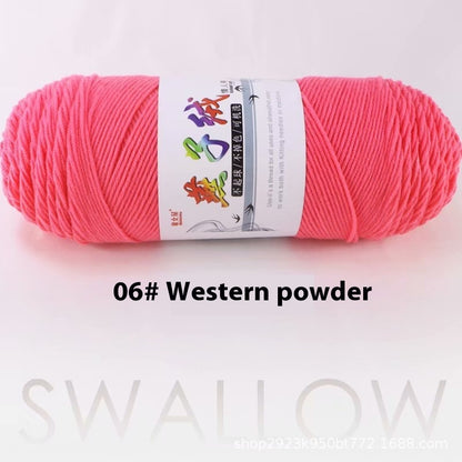 Handmade 5-strand Milk Cotton Hook Needle And Thread