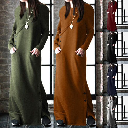 Autumn And Winter European And American Sweater Dress Slim-fit Sheath