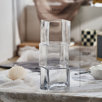 Handmade Dislocation Irregular Glass Vase