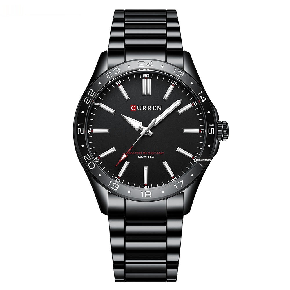 Carryan Men's Steel Belt Quartz Watch