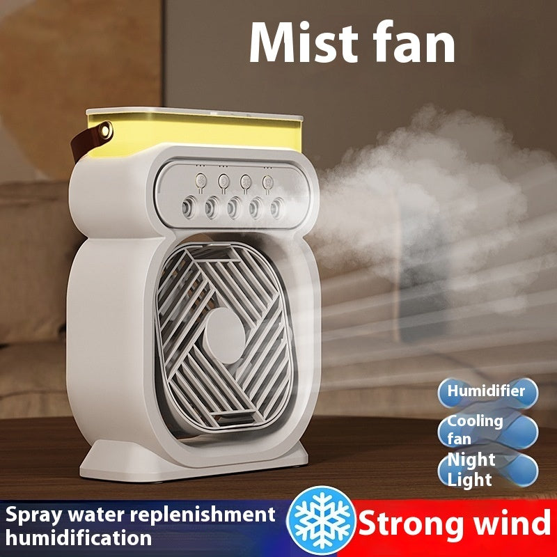 3 In 1 Portable Air Conditioner Evaporative Air Cooler LED Night Lights 3 Speeds